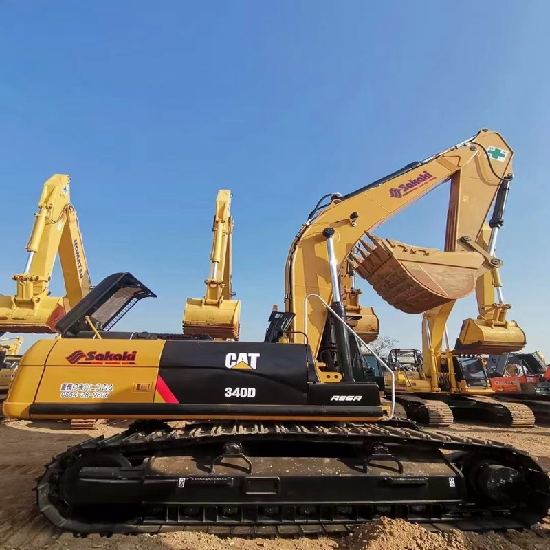 Παλιά CAT 340D Μηχανήματα Εμπόριο Εκσκαφείς 40 Τόνους 208kw 1,9m3 χωρητικότητα κουβάς