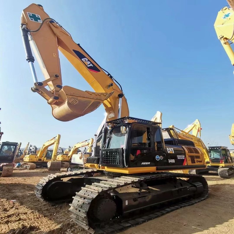 Παλιά CAT 340D Μηχανήματα Εμπόριο Εκσκαφείς 40 Τόνους 208kw 1,9m3 χωρητικότητα κουβάς