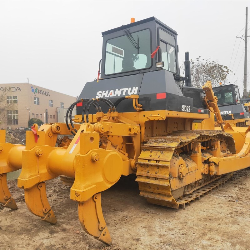 162kw δεύτερο χέρι Dozer Bulldozer Shantui SD22 Για Μηχανική με 6.4m3 κουβά