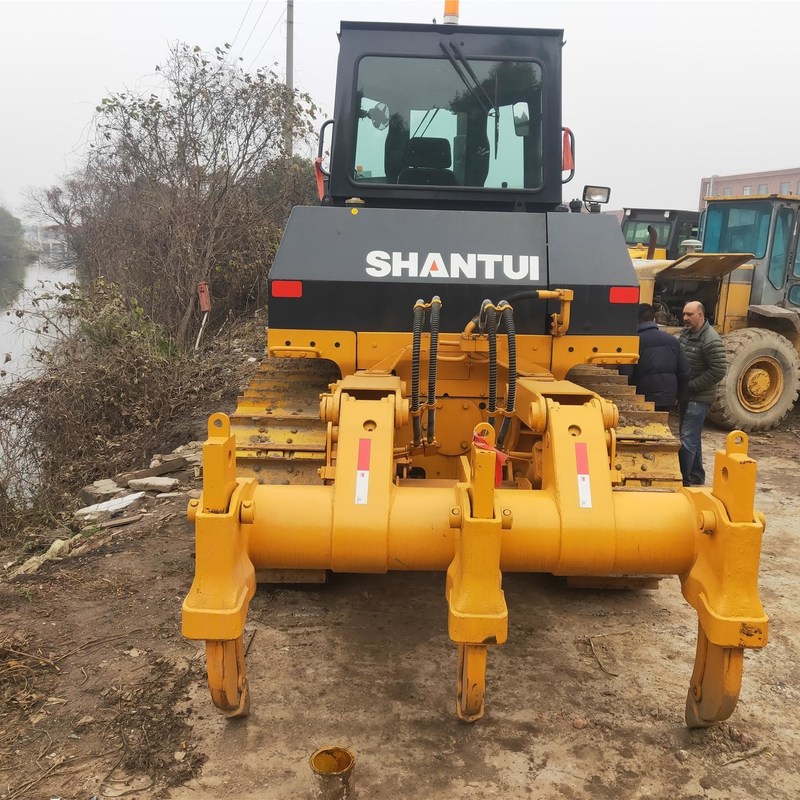 162kw δεύτερο χέρι Dozer Bulldozer Shantui SD22 Για Μηχανική με 6.4m3 κουβά