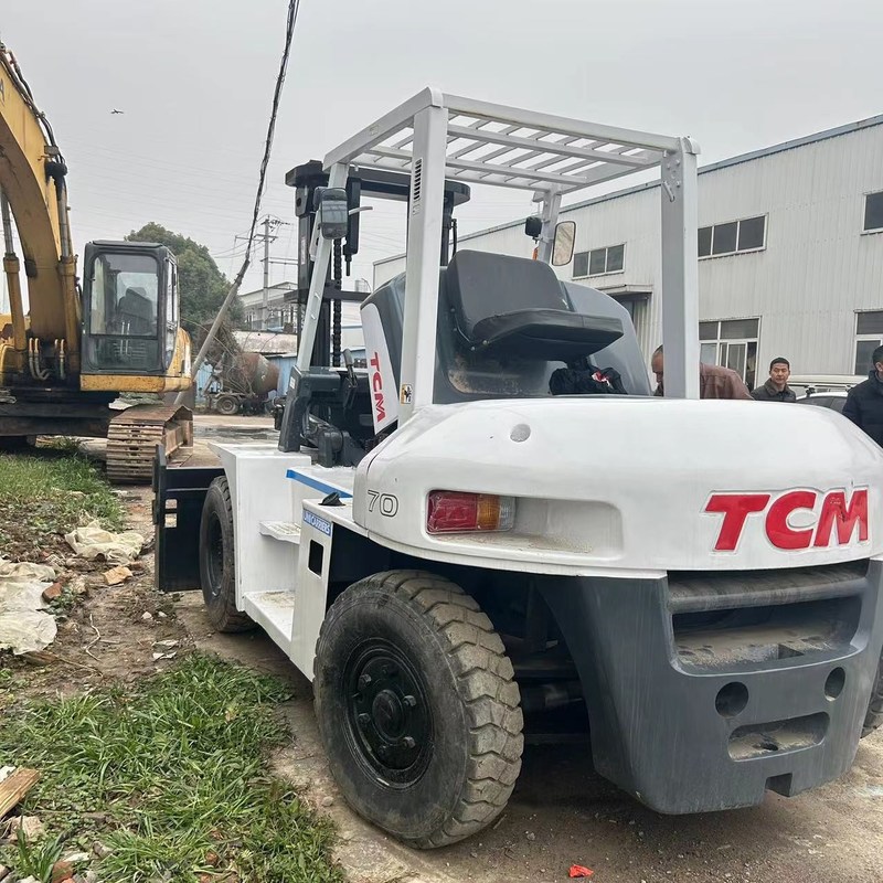 Σκληρό FD70 TCM 7 τόνων Φορκοστάσιο Δεύτερο Χέρι Ηλεκτρικό Φορκοστάσιο Υψόμετρο ανύψωσης 3m