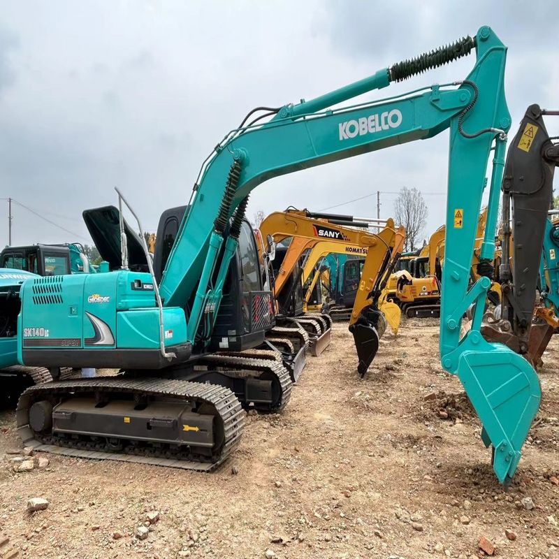 Χρησιμοποιούμενος Kobelco Digger SK140 μεταχειρισμένος εξορυκτής μικρού τύπου 14 τόνων