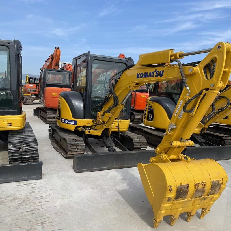 Χρησιμοποιούμενος εξορυκτής Komatsu PC30MR Δεύτερο χέρι 3 τόνων Μικρός τύπος Mini Crawler Digger