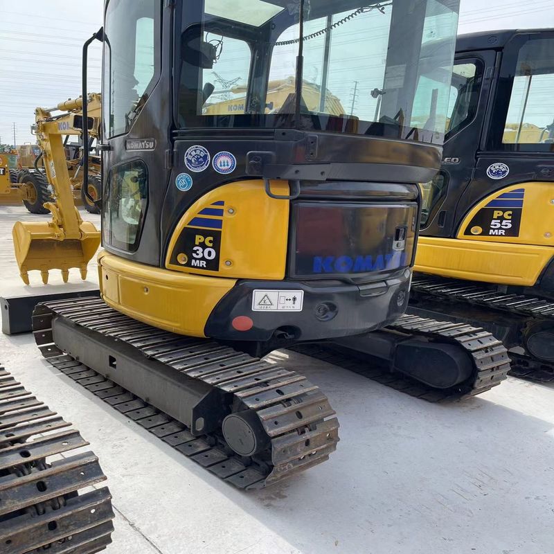 Χρησιμοποιούμενος εξορυκτής Komatsu PC30MR Δεύτερο χέρι 3 τόνων Μικρός τύπος Mini Crawler Digger