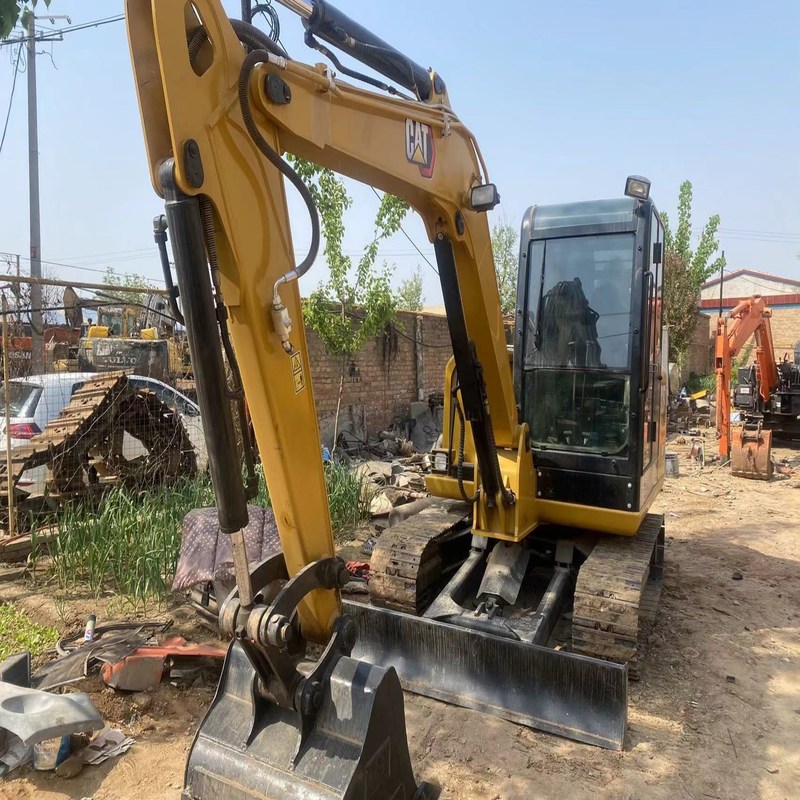 Χρησιμοποιούμενος εκσκαφέας CAT 306E 6 τόνων χρησιμοποιούμενος εκσκαφέας 34,7kw με κουβά 0,25m3