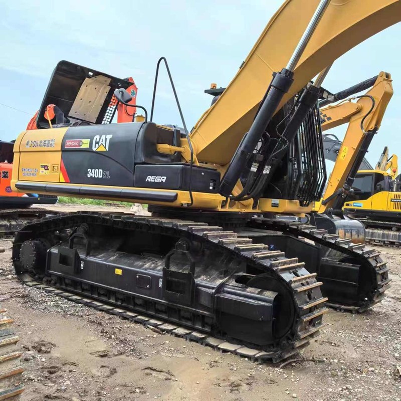 Μεγάλη μεταχειρισμένη εκσκαφέας CAT 340D2 40 τόνων Crawler Digger 208kw με 1.9m3 κουβά
