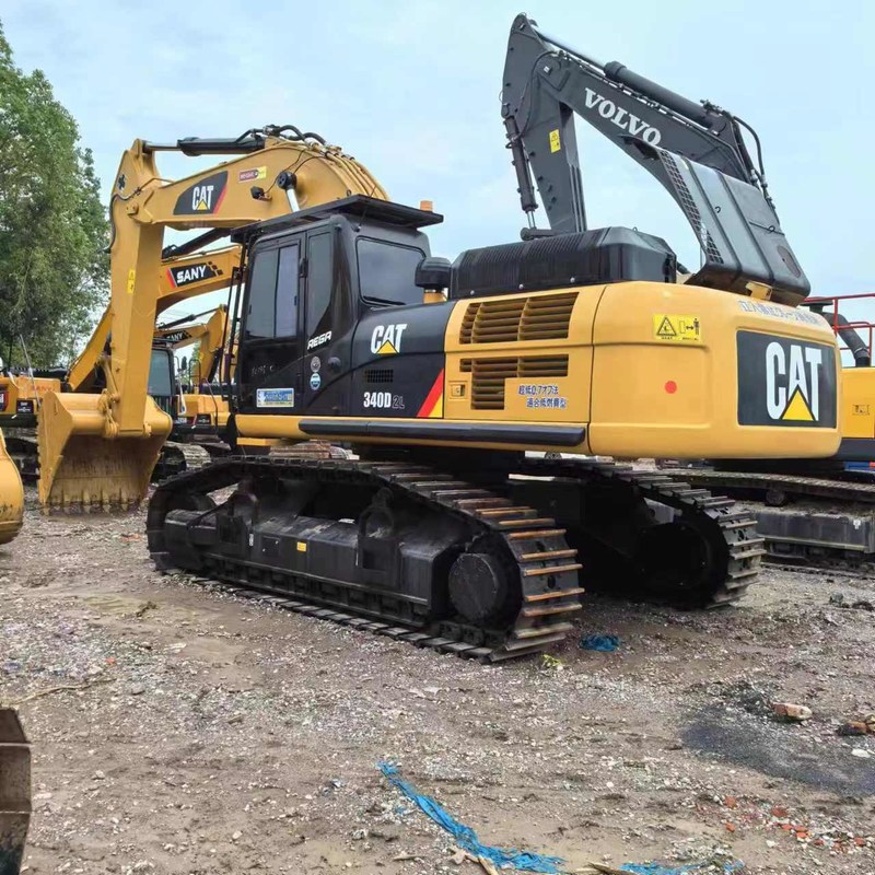 Μεγάλη μεταχειρισμένη εκσκαφέας CAT 340D2 40 τόνων Crawler Digger 208kw με 1.9m3 κουβά