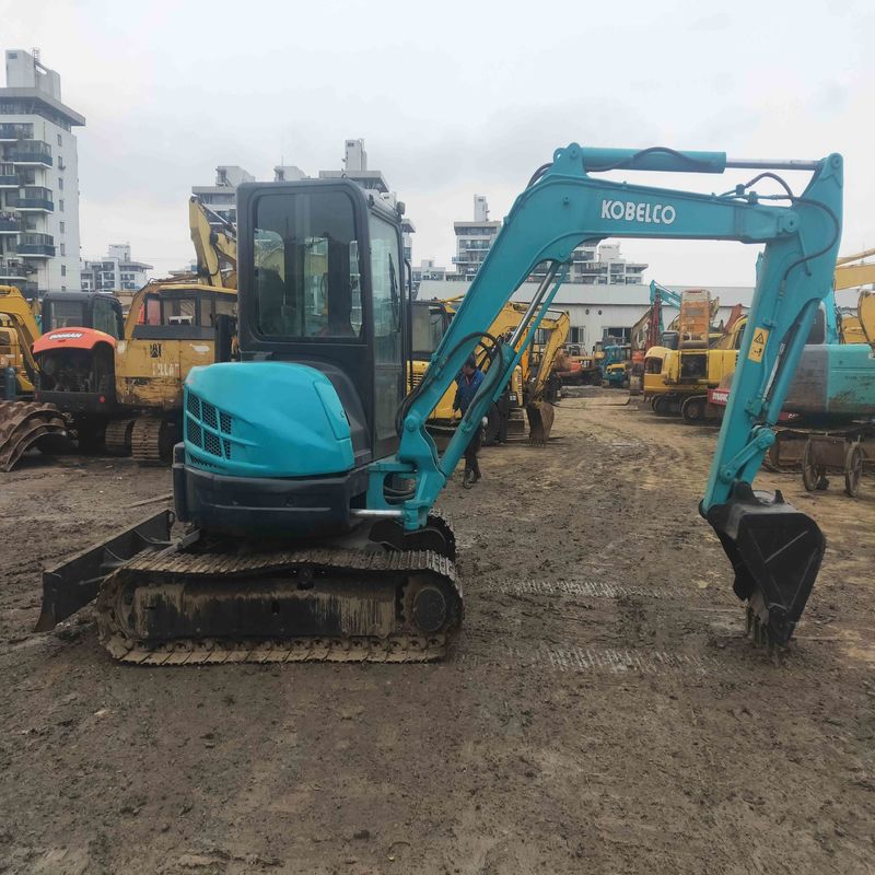 Χρησιμοποιούμενος εκσκαφέας Kobelco Digger SK55 μεταχειρισμένος Mini Excavator για μικρομεσαία εργασίες