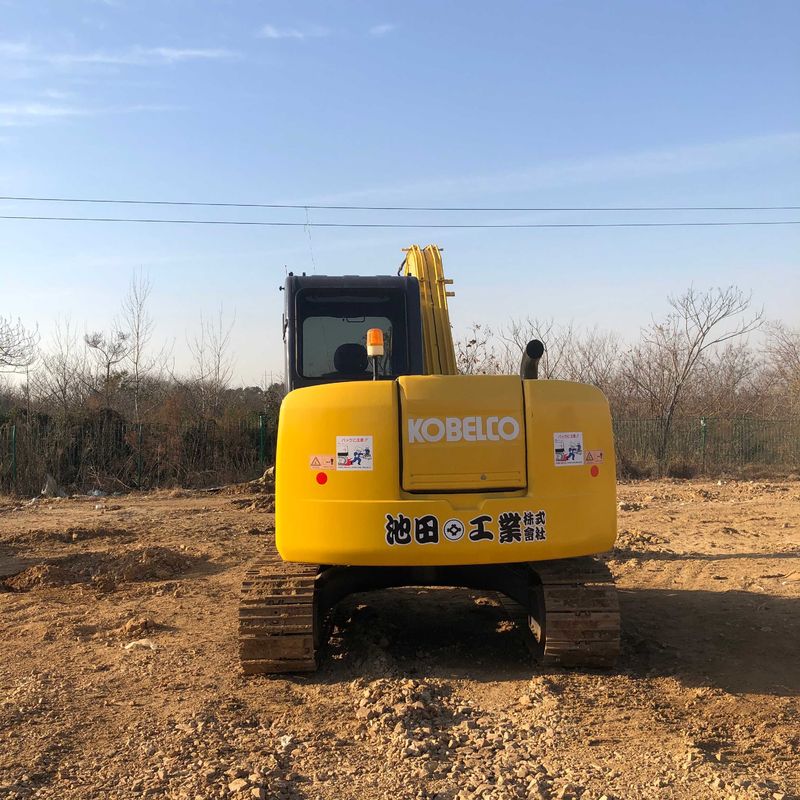 Χρησιμοποιούμενος εκσκαφέας Kobelco Digger SK75 μεταχειρισμένος Mini Excavator για μικρομεσαία εργασίες