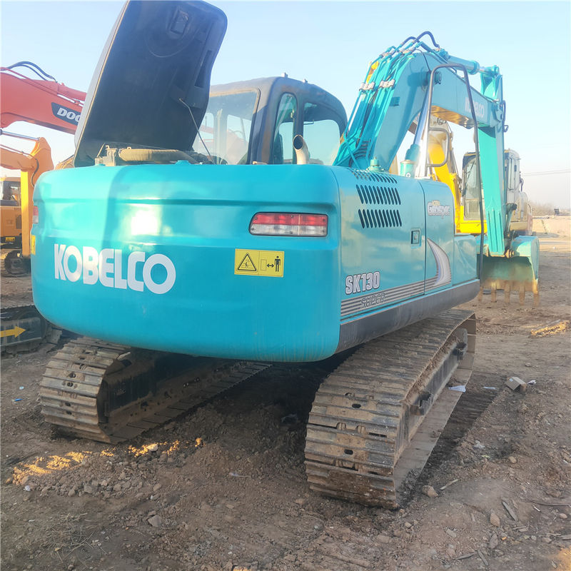 Χρησιμοποιούμενος Kobelco Digger SK130 μεταχειρισμένος εξορυκτής μικρού τύπου 13ton