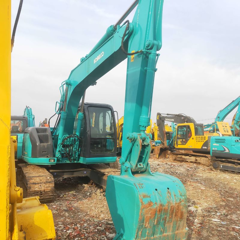 Χρησιμοποιούμενη Kobelco Digger SK135 μεταχειρισμένη 13.5ton μεσαίου τύπου σκάφος Crawler