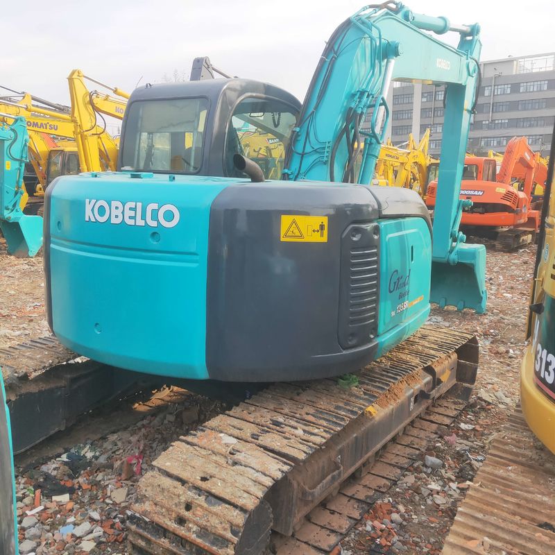 Χρησιμοποιούμενη Kobelco Digger SK135 μεταχειρισμένη 13.5ton μεσαίου τύπου σκάφος Crawler