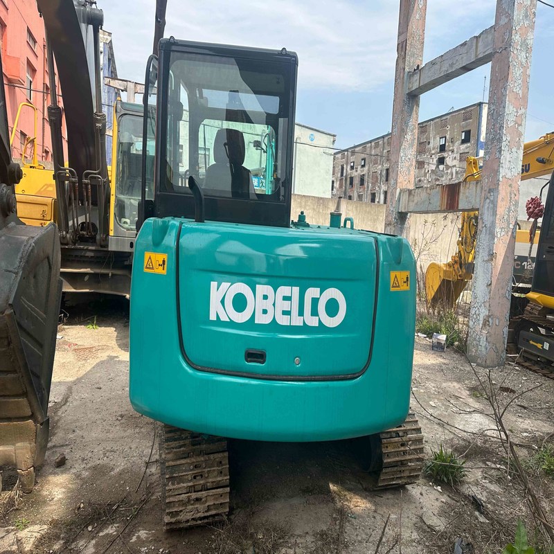 Χρησιμοποιημένος Kobelco Digger SK60 μεταχειρισμένος εκσκαφέας μικρού τύπου 6ton μικρού τύπου 35.5kw