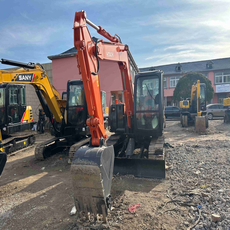 Χρησιμοποιούμενος Mini Excavator Hitachi ZX70 Χρησιμοποιούμενος 7t Original Crawler Tracked Digger 39kw