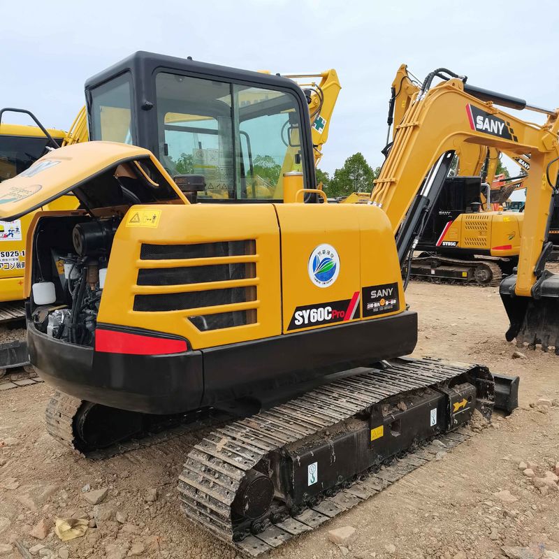Χρησιμοποιούμενος εξορυκτής SANY Digger SY60 μεταχειρισμένος εξορυκτής μικρού τύπου μικρού τύπου