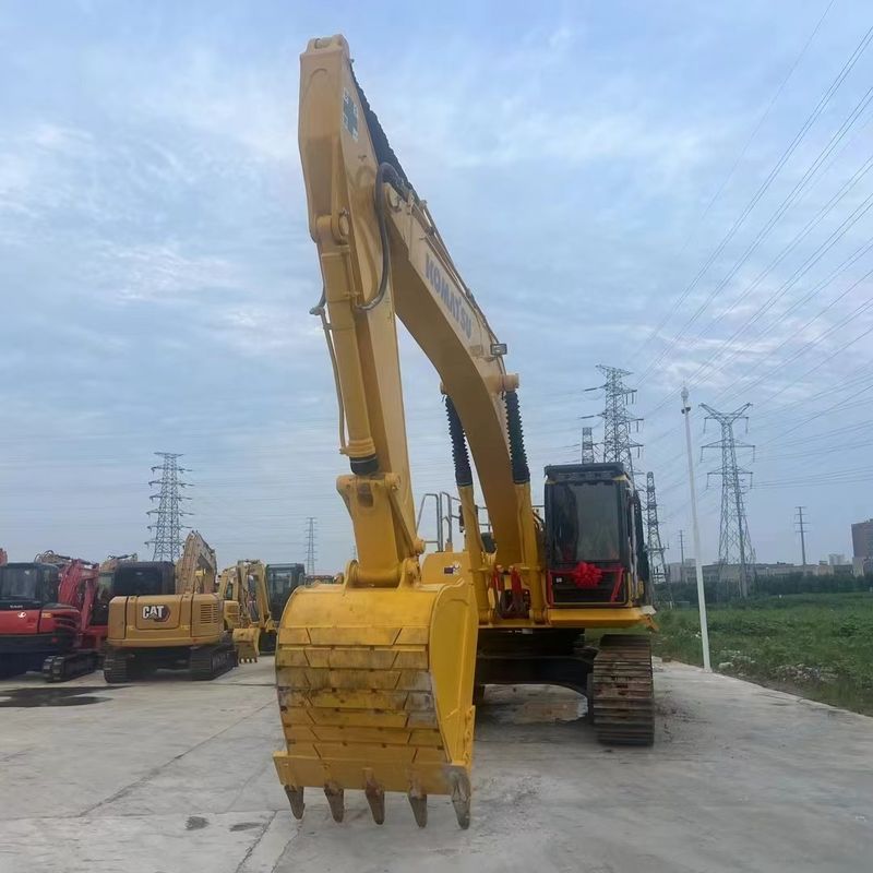 Χρησιμοποιούμενος Komatsu Digger PC350 Χρησιμοποιούμενος 35ton Μεγάλος τύπος Excavator Crawler Μεγάλης Κλίμακας