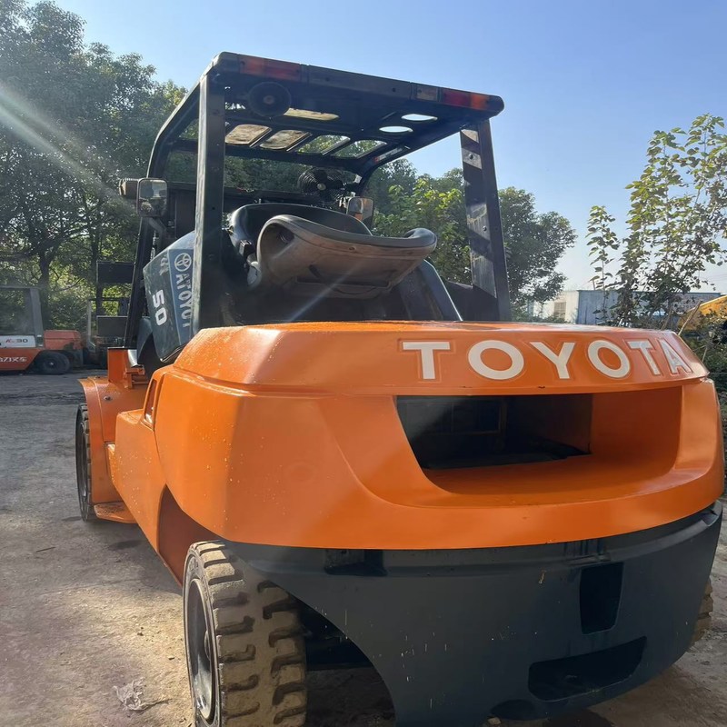 Χρησιμοποιούμενο FD50 Toyota Diesel Βελκυστήρας 5 τόνων Μέγιστο ύψος ανύψωσης 4,5 m