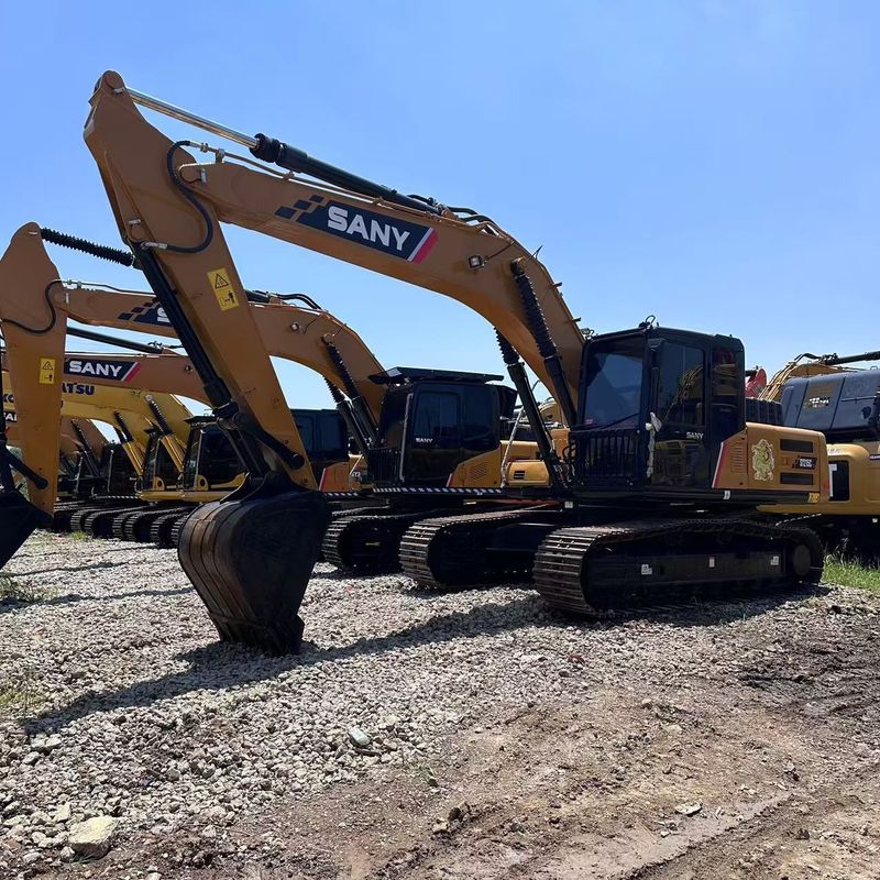 Χρησιμοποιούμενο SANY Digger SY215C μεταχειρισμένο 21.5 σε μεσαίου τύπου σκάφος