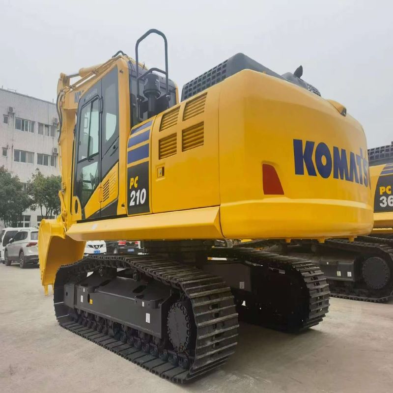 Χρησιμοποιούμενος εξορυκτής Komatsu PC210 Χρησιμοποιούμενος εξορυκτής 21 τόνων μεσαίου τύπου