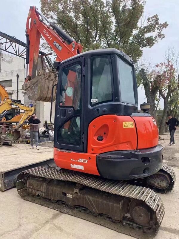 Χρησιμοποιούμενο Kubota Digger KX163 μεταχειρισμένο 5.5ton μικρού τύπου Mini Crawler Excavator 35.5kw