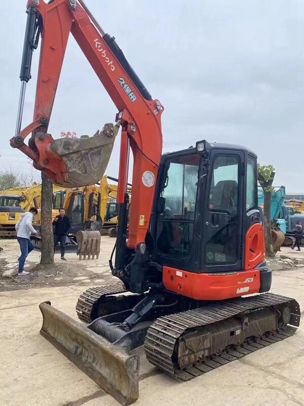 Χρησιμοποιούμενο Kubota Digger KX163 μεταχειρισμένο 5.5ton μικρού τύπου Mini Crawler Excavator 35.5kw