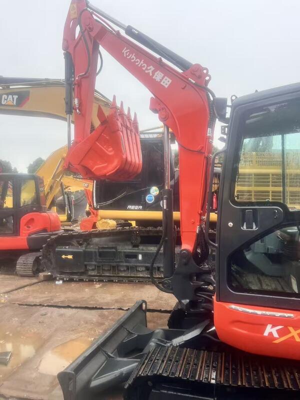 Χρησιμοποιούμενο Kubota Digger KX163 5,5 τόνων Μικρός τύπος Mini Crawler Excavator 35.5kw με 0.19m3 κουβά